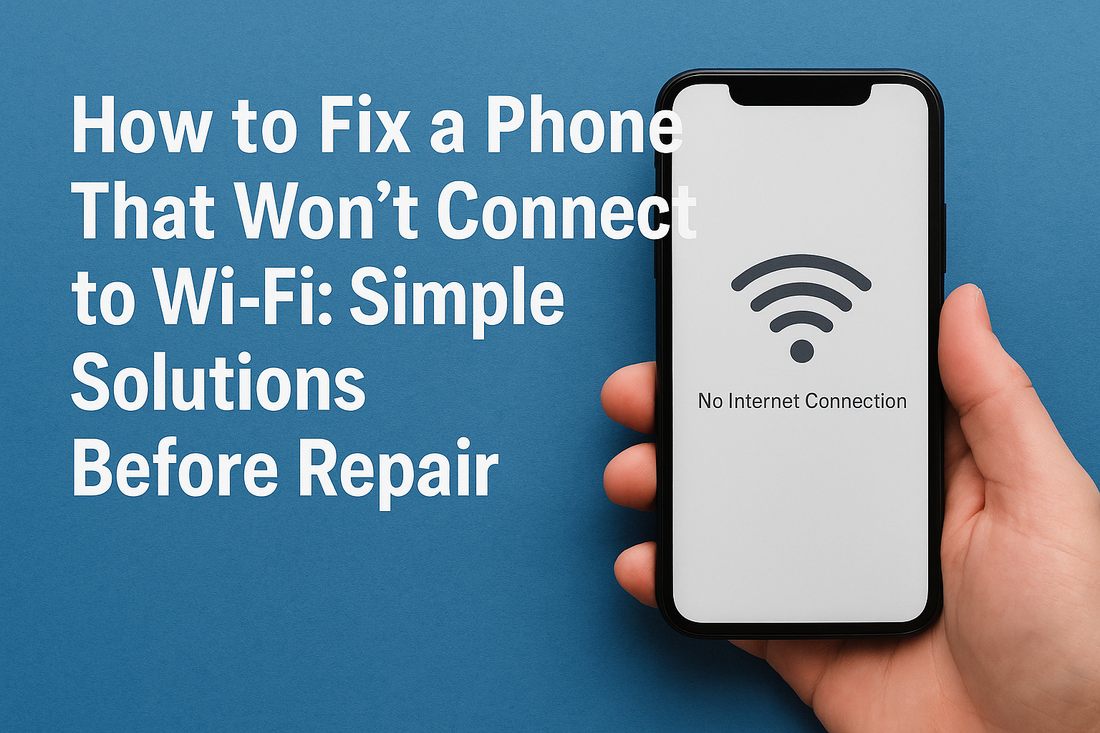 How to Fix a Phone That Won’t Connect to Wi-Fi: Simple Solutions Before Repair
